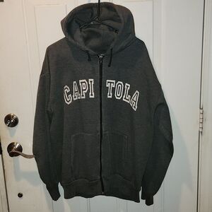 Capitola Full Zip Hoodie Sweatshirt L